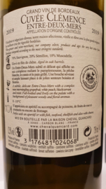Cuvée Clémence, Entre -Deux-Mers, Cheval Quancard, 2019