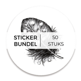 STICKER BUNDEL | 50 STUKS