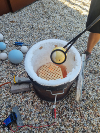 Raku gestookt