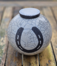 Paardenurn met hoefijzer - 1 liter