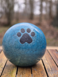 Hondenurn turkoois blauw - 2 L