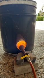 Raku gestookt