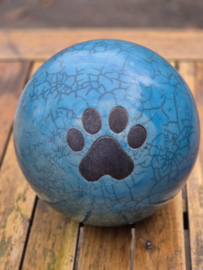 Hondenurn turkoois blauw - 2 L