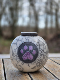 Dierenurn met pootje (225ml)