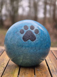 Hondenurn turkoois blauw - 2 L