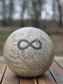 Urn infinity met hartje (1500ml)