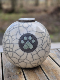 Hondenurn met groen pootje (850ml)