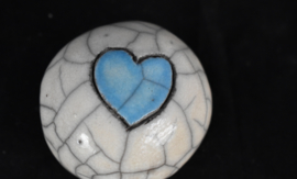 Mini bolurntje met een blauw hartje (10-20ml)