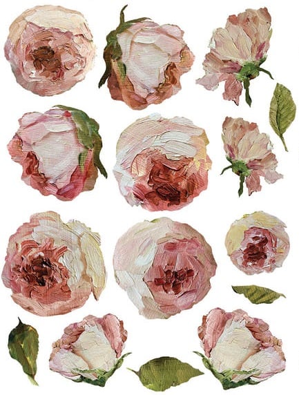 IOD Transfer Painterly Florals pagina 5