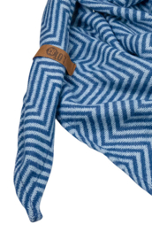 Sjaal Saar Blauw