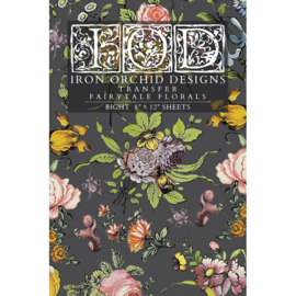 IOD Transfer Fairytale Florals