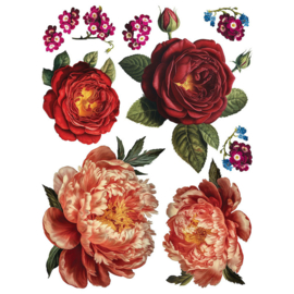 IOD Transfer Collage de Fleurs