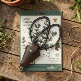 Grote Tuinschaar in leren etui