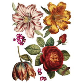 IOD Transfer Collage de Fleurs