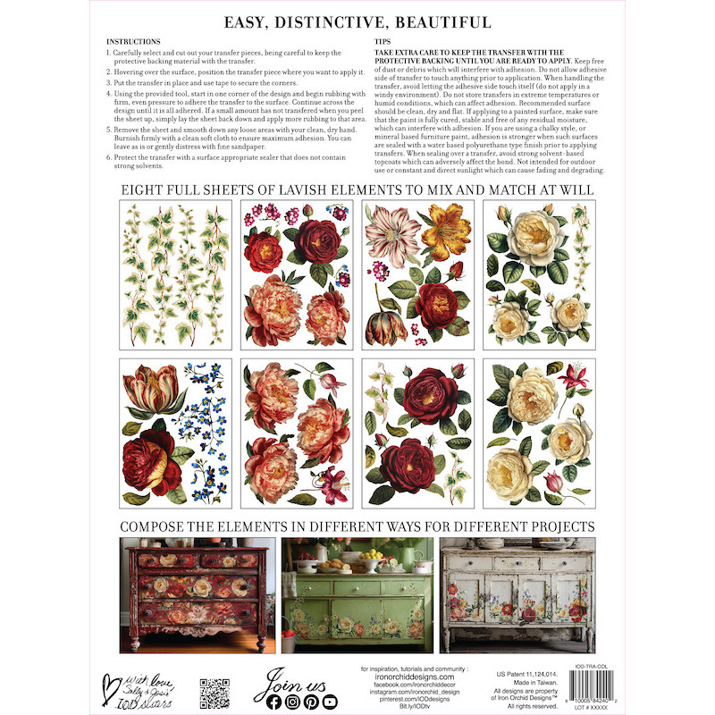 IOD Transfer Collage de Fleurs pagina 5