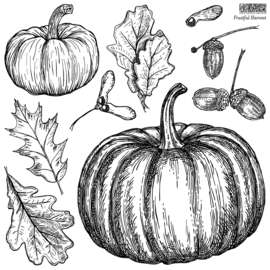 IOD stempels Fruitful Harvest (2 sheets)