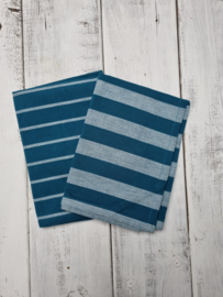 Theedoek Brasserie Blauw-Wit