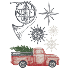 IOD Paint Inlay Noel