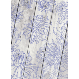 IOD stempels Chrysanthemums (2 sheets)