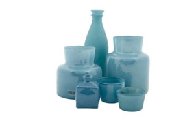 Vase Grasse faded blue