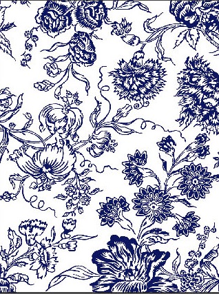 IOD Paint Inlay Indigo Floral pagina 2