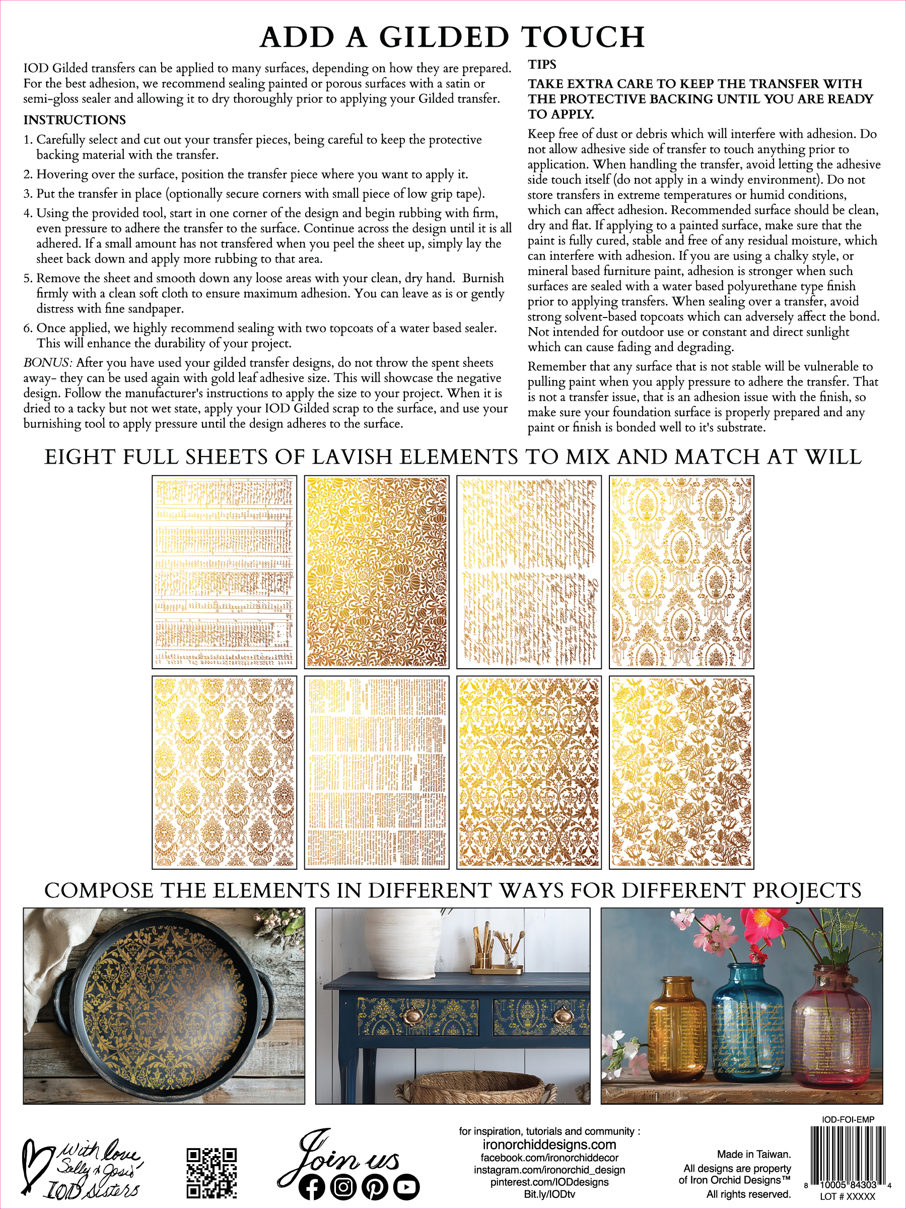 IOD Foil Transfer Gold Emporium