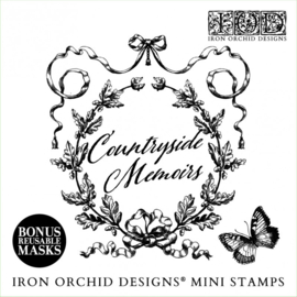 IOD stempels Countryside Memoirs (4 mini sheets)