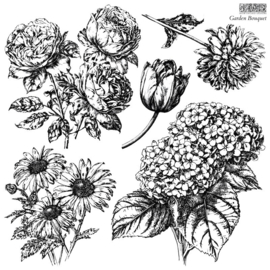 IOD stempels Garden Bouquet