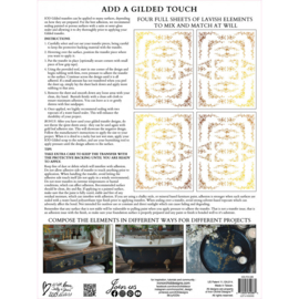 IOD Foil Transfer gold Si Belle