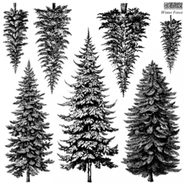 IOD stempels Winter Forest