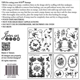IOD stempels Countryside Memoirs (4 mini sheets)