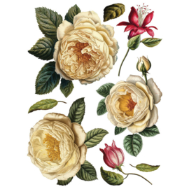 IOD Transfer Collage de Fleurs