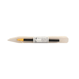 Plantenlabels whiteboard met zwarte pen (10 st, 25cm)