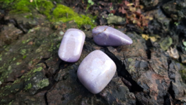 Lavendel Chalcedoon Knuffelsteen L Lavendel Chalcedoon De Verrijking