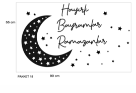 Raamsticker pakket 18
