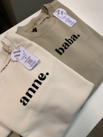 Heren Crew Beige