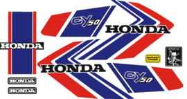 Sticker set  Honda CY 50 WIT