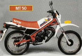 tank sticker set honda mt type 1984