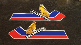 tank sticker set honda mt type 1984