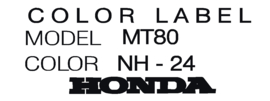 color label MT80 NH-24