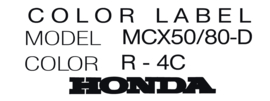 color label MCX50/80-D R-4C