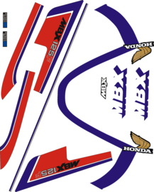 stickerset honda mbx 125 f (RED/White VERSION) mbx125