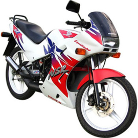 honda nsr tijger wit rood blauw