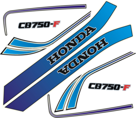 stickerset honda cb750f wit