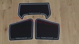 sticker set parijs dakar honda mt zwart