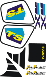 Suzuki TS50X & TS80X Decal Kit