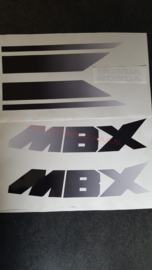 honda mbx regenboog tank sticker set  (opnieuw geproduceerd gelijk aan origineel) )