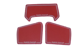 sticker set parijs dakar honda mt rood