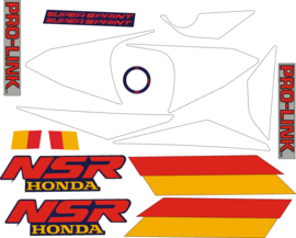 Honda NSR in de Portugese kleuren