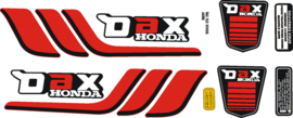 Set stickers Honda DAX ST CT Old school Zwart/ROOD
